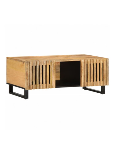Sonata H Маса за кафе, 100x55x40 см, масивно грубо мангово дърво