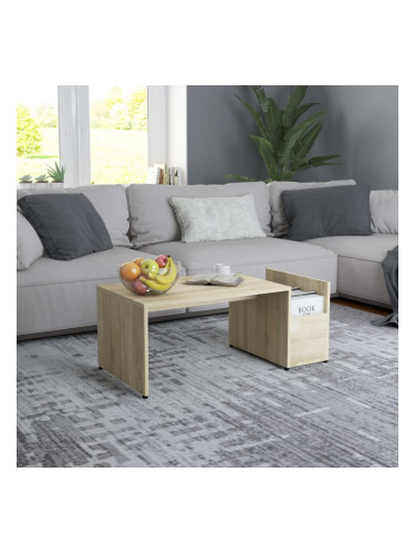 Sonata H Маса за кафе, дъб сонома, 90x45x35 см, инженерно дърво