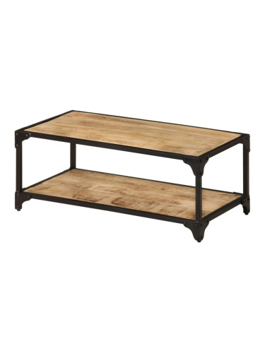 Sonata H Маса за кафе, 90x45x35 см, грубо мангово дърво масив