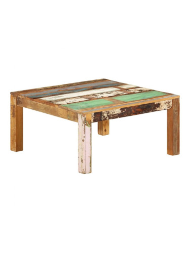 Sonata H Маса за кафе, 80x80x40 см, регенерирано дърво масив