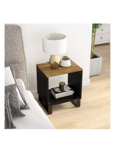 Sonata H Маса за кафе, 40x31x46 см, манго масив и инженерно дърво