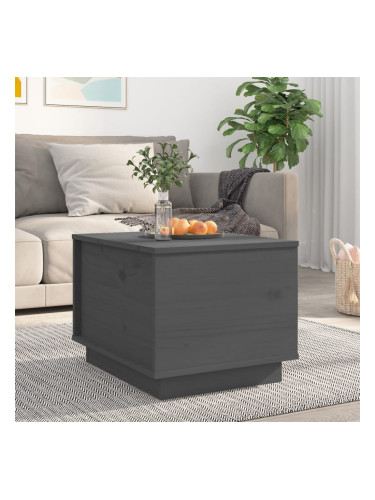 Sonata H Кафе маса, сива, 40x50x35 см, бор масив