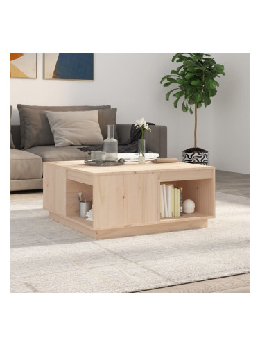 Sonata H Кафе маса, 80x81x36,5 см, борово дърво масив