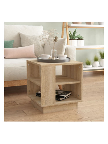 Sonata H Кафе маса, дъб сонома, 40x40x43 см, инженерно дърво