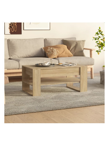 Sonata H Кафе маса, дъб сонома, 102x55x45 см, инженерно дърво