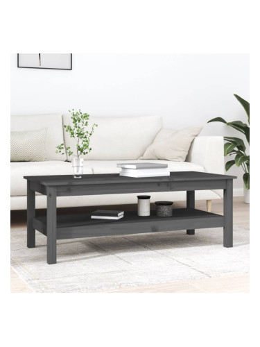 Sonata H Кафе маса, сива, 110x50x40 см, борово дърво масив