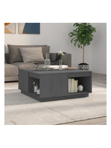 Sonata H Кафе маса, бяла, 80x81x36,5 см, борово дърво масив