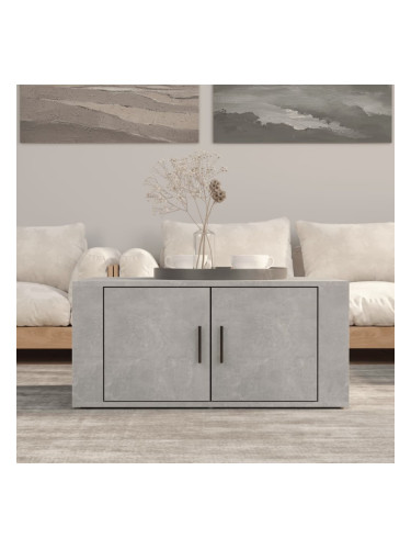 Sonata H Маса за кафе, бетонно сива, 102x50x36 см, инженерно дърво