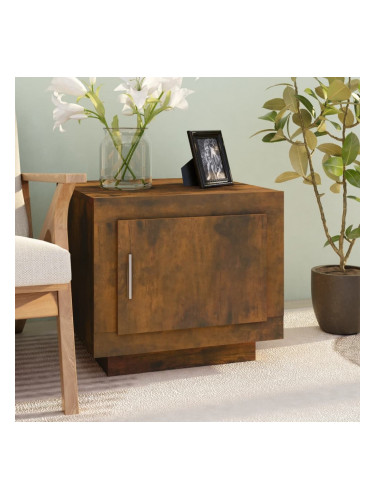 Sonata H Кафе маса, опушен дъб, 51x50x45 см, инженерно дърво