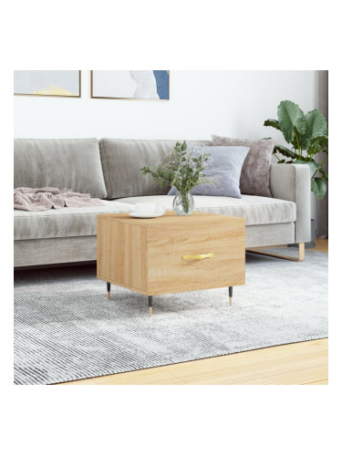 Sonata H Кафе маса, дъб сонома, 50x50x40 см, инженерно дърво