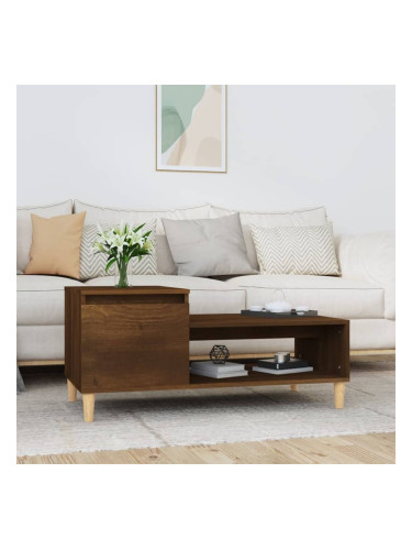 Sonata H Кафе маса, кафяв дъб, 100x50x45 см, инженерно дърво