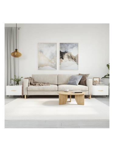 Sonata H Кафе маси, 2 бр, бели, 50x50x40 см, инженерно дърво