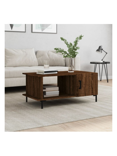 Sonata H Кафе маса, кафяв дъб, 90x50x40 см, инженерно дърво