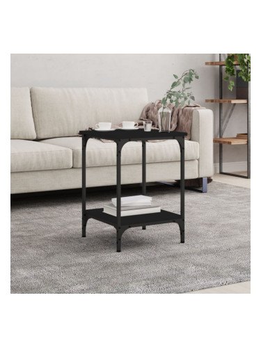 Sonata H Маса за кафе, черна, 40x40x55 см, инженерно дърво