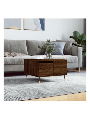 Sonata H Кафе маса, кафяв дъб, 55x55x36,5 см, инженерно дърво