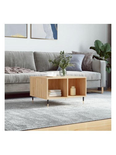 Sonata H Кафе маса, дъб сонома, 60x50x36,5 см, инженерно дърво