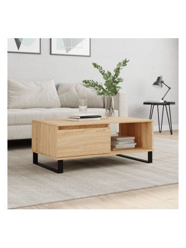 Sonata H Кафе маса, дъб сонома, 90x50x36,5 см, инженерно дърво