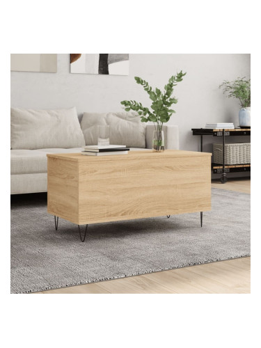 Sonata H Кафе маса, дъб сонома, 90x44,5x45 см, инженерно дърво