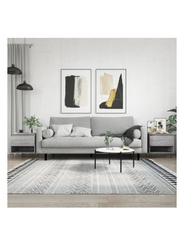 Sonata H Кафе маси, 2 бр, сив сонома, 50x46x50 см, инженерно дърво