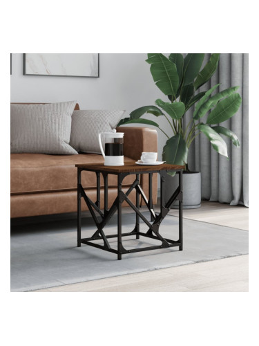 Sonata H Кафе маса, кафяв дъб, 45x45x47,5 см, инженерно дърво