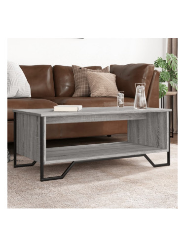 Sonata H Кафе маса, сив сонома, 100x51x40 см, инженерно дърво