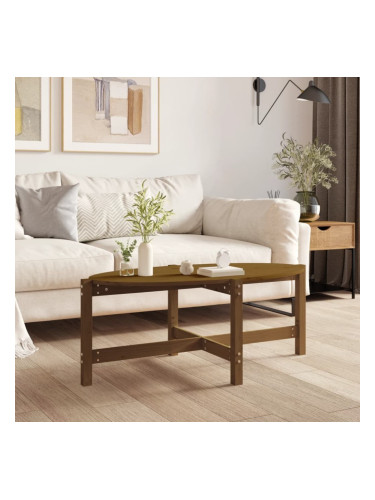 Sonata H Кафе маса, меденокафява, 118x63x45 см, борово дърво масив