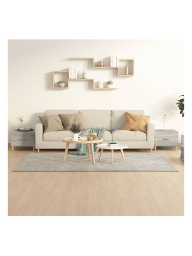 Sonata H Кафе маси, 2 бр, сив сонома, 50x50x40 см, инженерно дърво