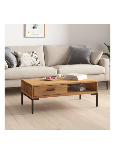 Sonata H Маса за кафе, 90x50x35 см, борово дърво масив