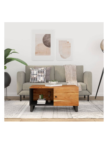 Sonata H Маса за кафе, 80x50x40 см, акация масив и инженерно дърво