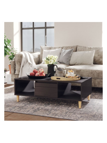 Sonata H Маса за кафе, сив гланц, 103,5x60x35 см, инженерно дърво