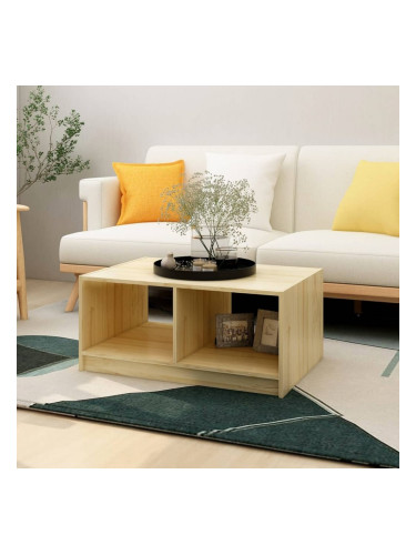 Sonata H Маса за кафе, 75x50x33,5 см, борово дърво масив