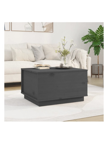 Sonata H Кафе маса, сива, 60x50x35 см, бор масив