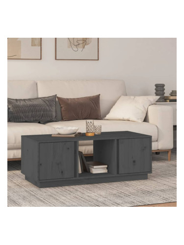 Sonata H Кафе маса, сива, 110x50x40 см, бор масив