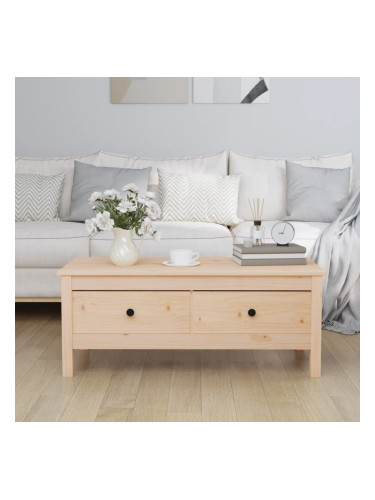 Sonata H Кафе маса, 100x50x40 см, бор масив