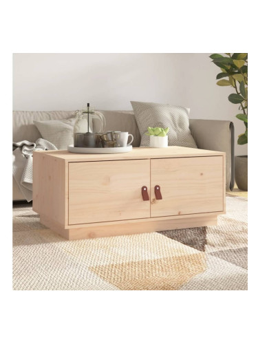 Sonata H Кафе маса, сивa, 80x50x35 см, борово дърво масив