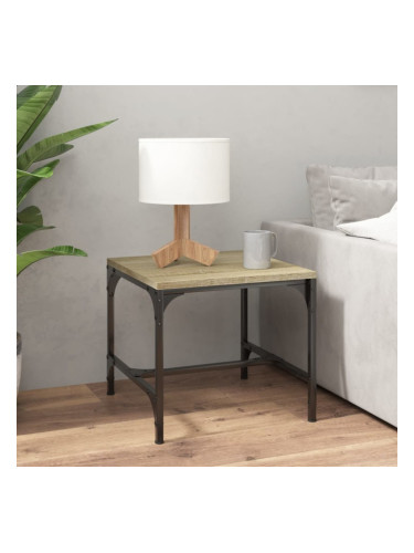 Sonata H Кафе маса, дъб сонома, 50x50x35 см, инженерно дърво