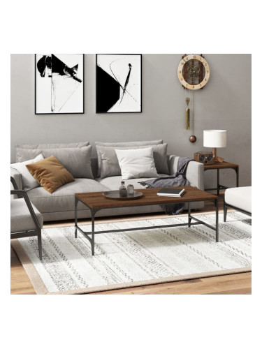 Sonata H Кафе маса, кафяв дъб, 100x50x35 см, инженерно дърво