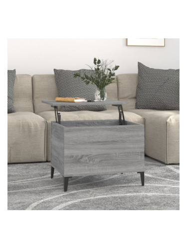 Sonata H Кафе маса, сив сонома, 60x44,5x45 см, инженерно дърво