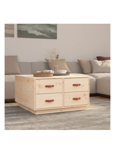 Sonata H Кафе маса, 80x80x45 см, борово дърво масив