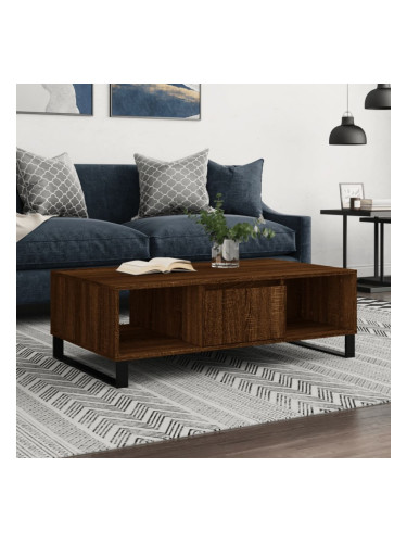 Sonata H Кафе маса, кафяв дъб, 104x60x35 см, инженерно дърво