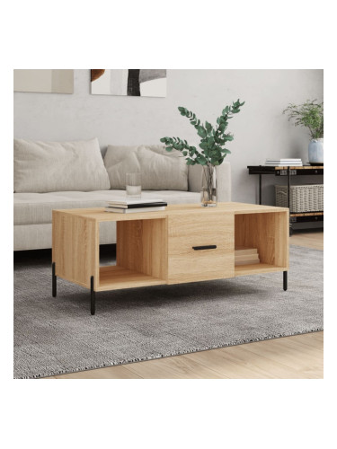 Sonata H Кафе маса, дъб сонома, 102x50x40 см, инженерно дърво