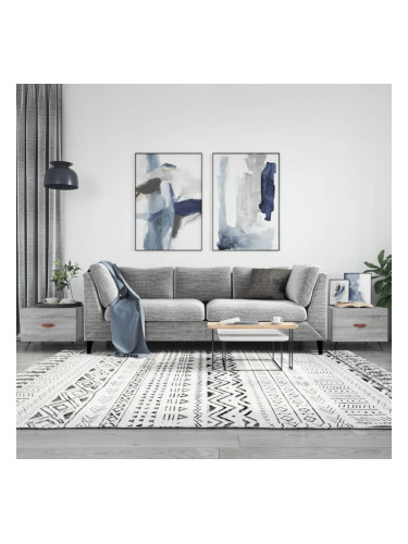 Sonata H Кафе маси, 2 бр, сив сонома, 50x50x40 см, инженерно дърво