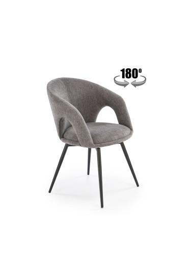 Стол К-550 сиво/черно