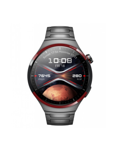 Часовник Huawei Watch 4 Pro Space Edition Gray, Medes-L19MN, Titanium strap, 49mm, GPS, WLAN, Heart Rate Monitor, SPO2