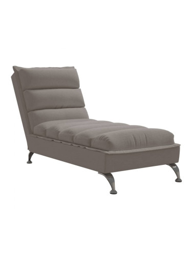 Sonata H Кушетка с възглавници, таупе, текстил