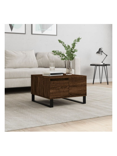 Sonata H Кафе маса, кафяв дъб, 55x55x36,5 см, инженерно дърво