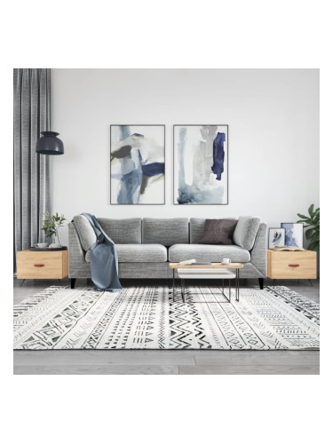 Sonata H Кафе маси, 2 бр, дъб сонома, 50x50x40 см, инженерно дърво