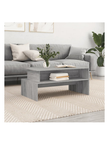 Sonata H Кафе маса, сив сонома, 90x55x42,5 см, инженерно дърво