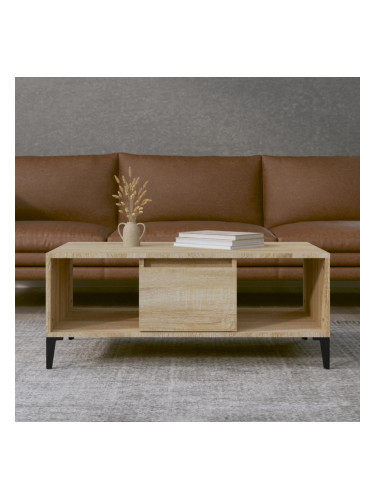 Sonata H Кафе маса, дъб сонома, 90x50x36,5 см, инженерно дърво