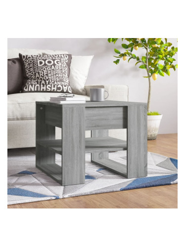 Sonata H Кафе маса, сив сонома, 55,5x55x45 см, инженерно дърво